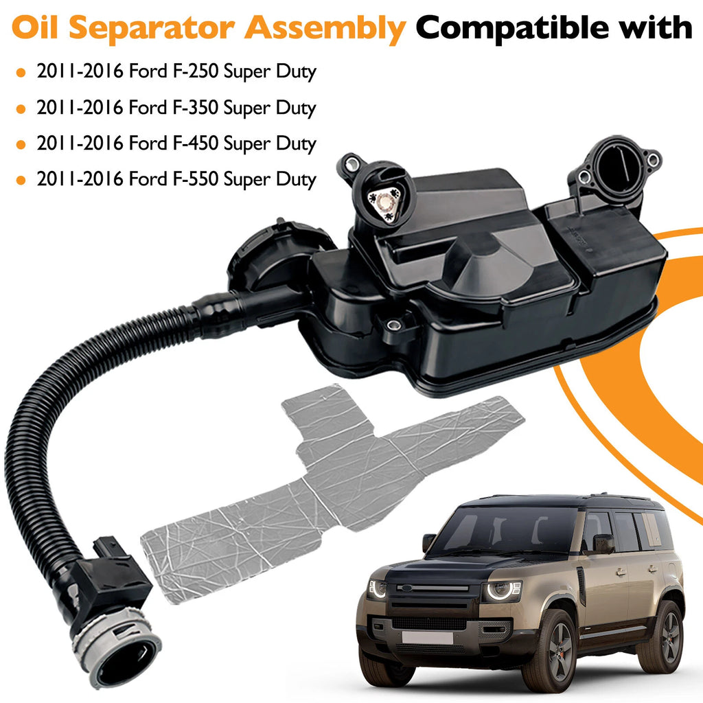 Crankcase PCV CCV Oil Separator for Ford F250 F350 F450 (2011–2016)