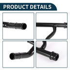 Radiator Hose Coolant Pipe for Audi A3 (1996–2003) 1 Pcs Iron Black