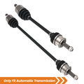 2X Front CV Axle Shaft for Honda Accord (2003–2007)