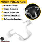 Steering Wheel Cover Trim for Ford F150 (2015–2020) Black ABS
