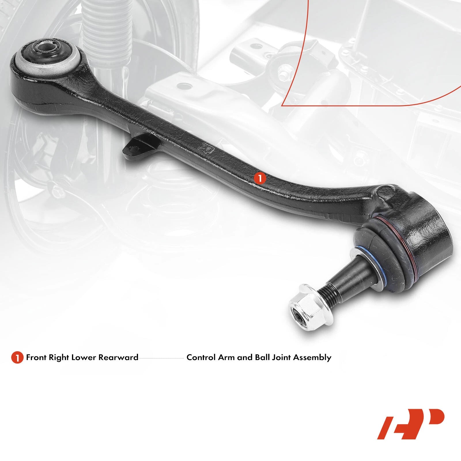 Front Right Lower Control Arm with Ball Joint for BMW X3 (2004-2017)