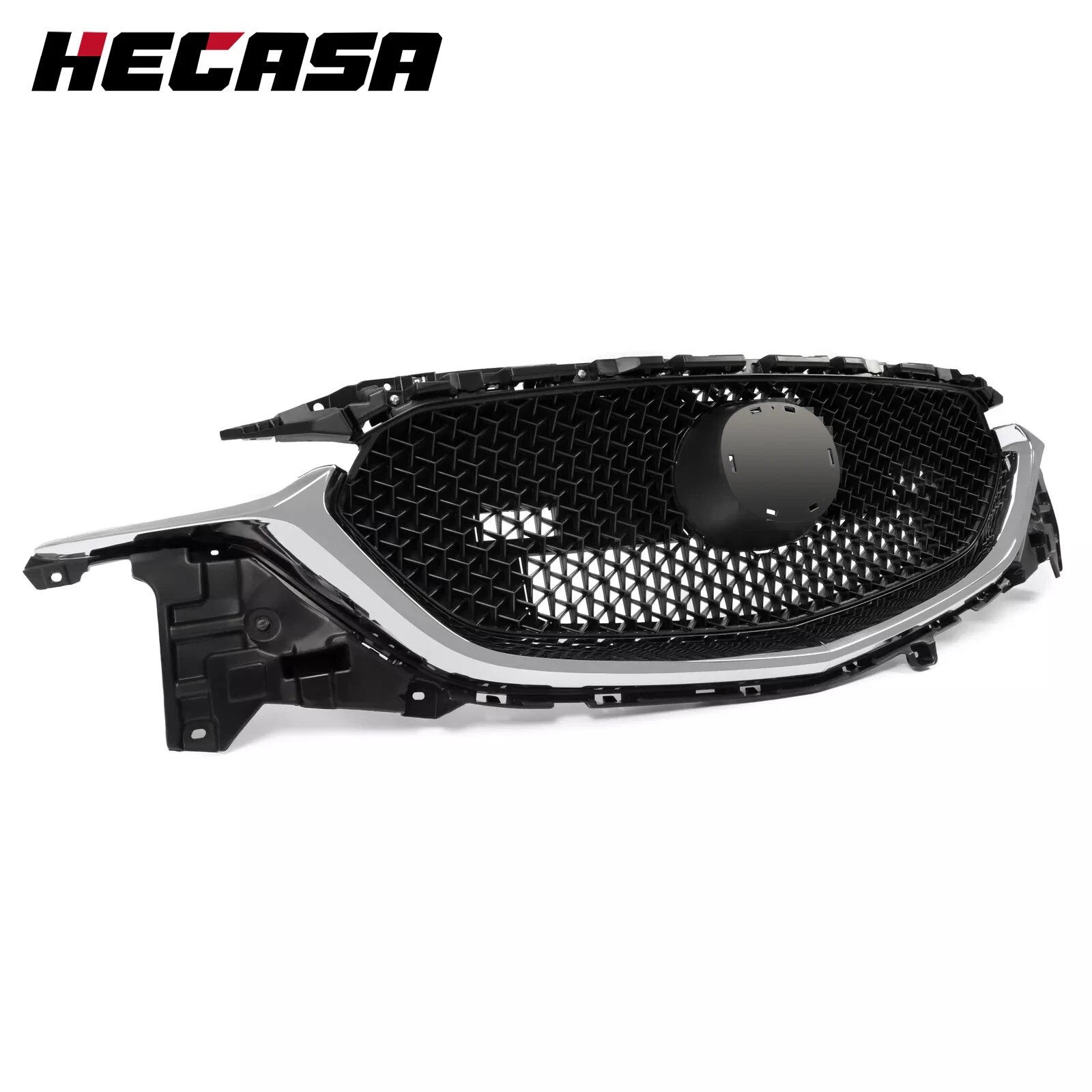 Chrome Trim Mesh Front Upper Grille for Mazda CX-5 (2017–2021)