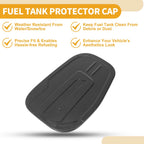 Fuel Tank Door Cap for Ford Ranger (2023–2025) Carbon Fiber Black