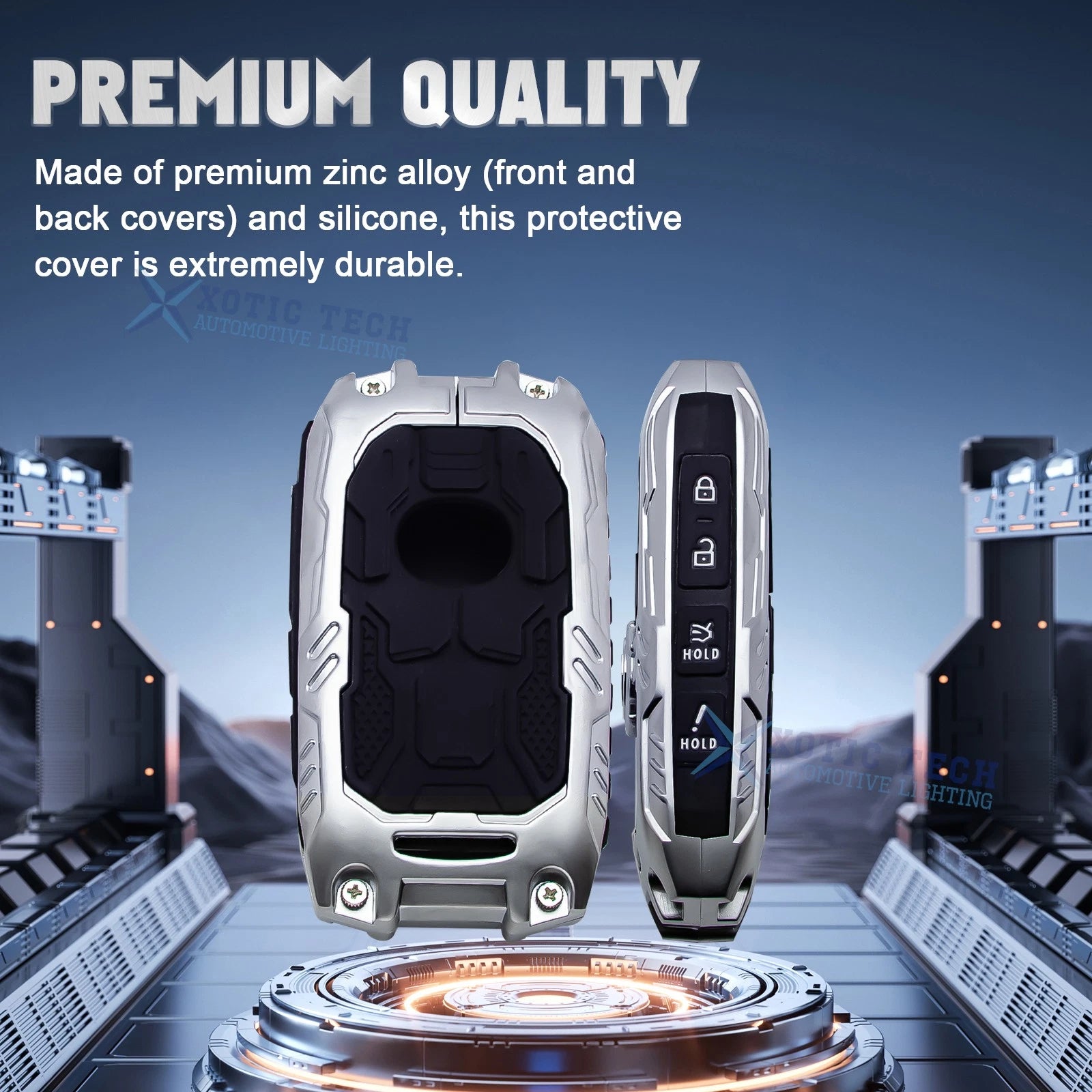 Heavy Duty Key Fob Case Protector for Mazda 3 6 CX-5 CX-9 CX-30 (2019-2024)