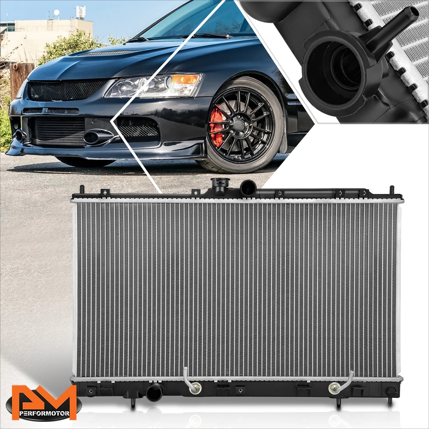 Aluminum Core Radiator for Mitsubishi Lancer 2005–2006 2.4L AT DPI-2970
