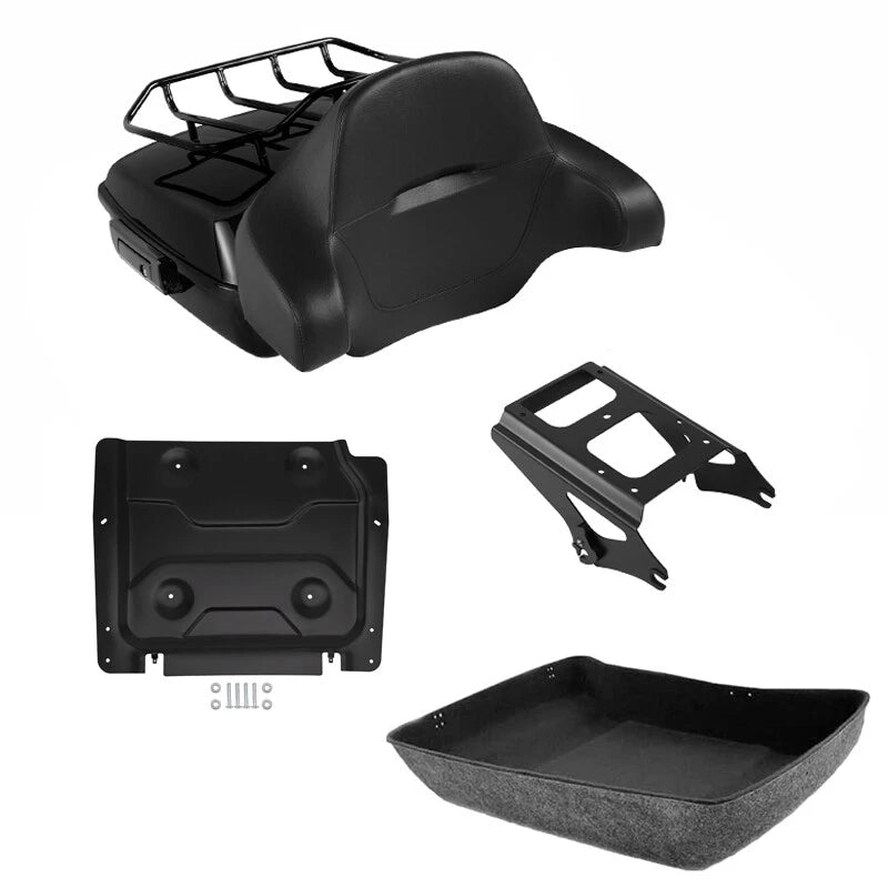 Trunk Backrest Rack Mount Plate for Harley Touring (2009–2013)
