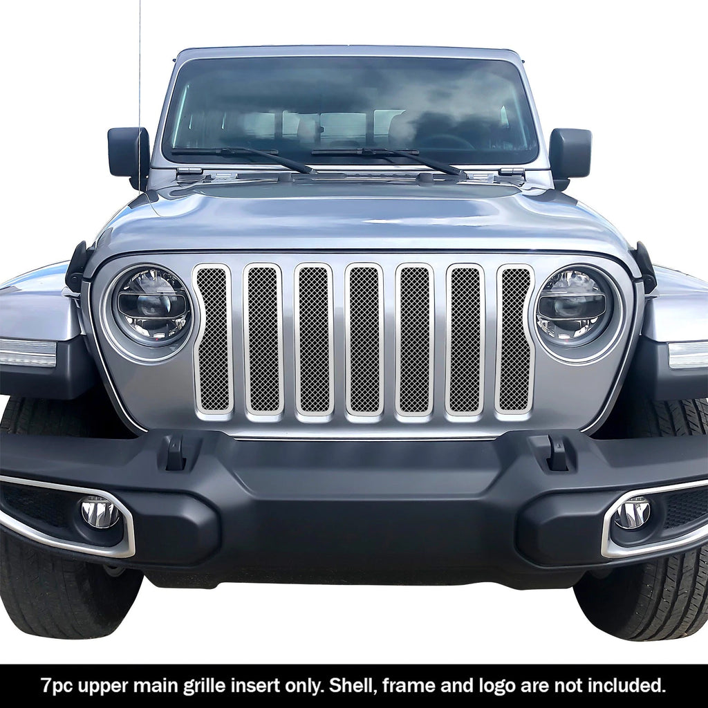 Stainless Chrome Mesh Grille Insert for Jeep Gladiator (2020-2021)