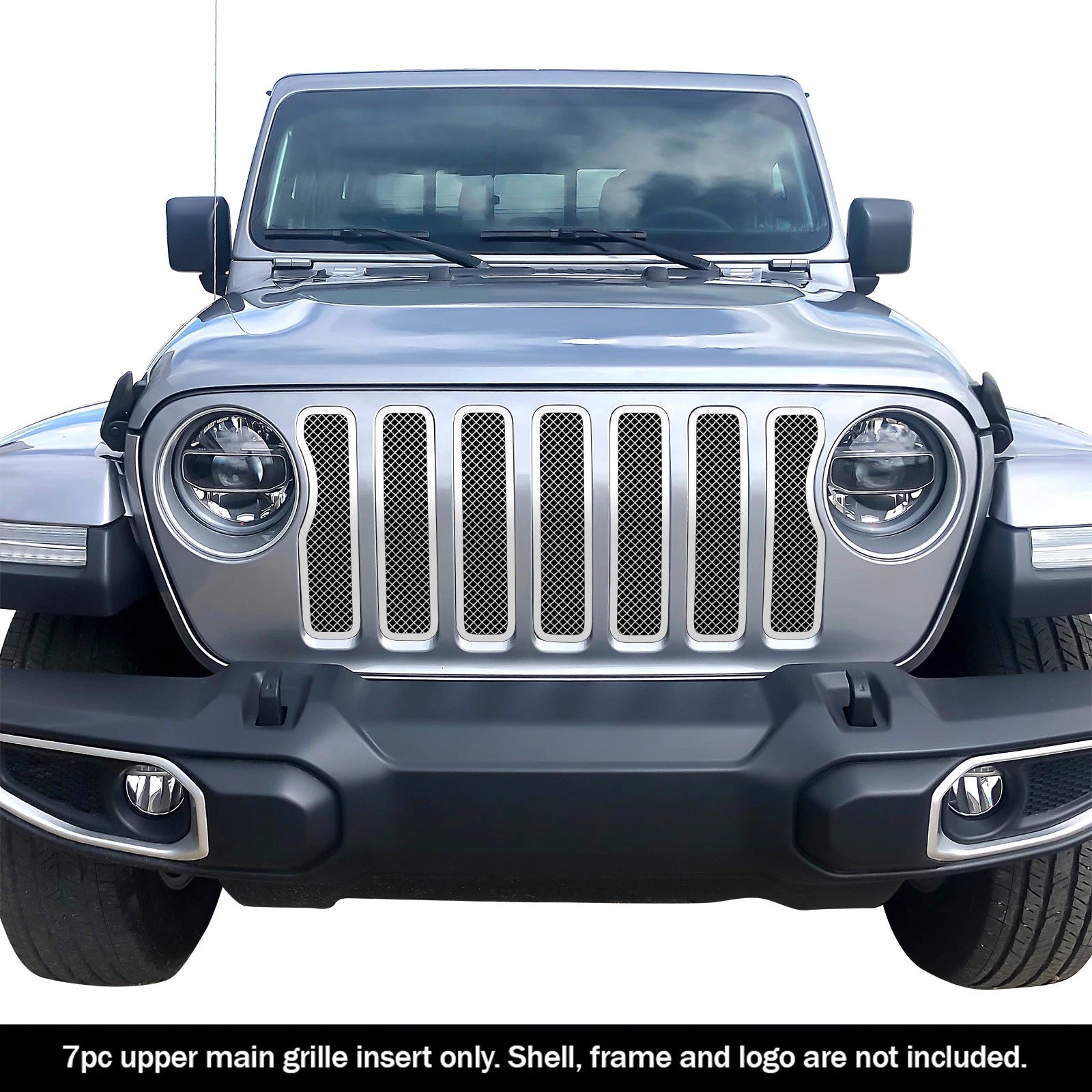 Stainless Chrome Mesh Grille Insert for Jeep Gladiator (2020-2021)