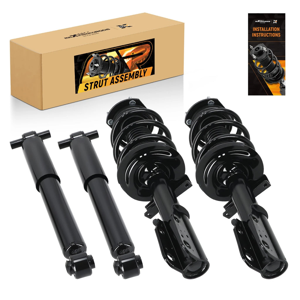 Front Struts & Rear Shocks Assembly for GMC Acadia, Saturn Outlook, Chevy Traverse (2007–2017)