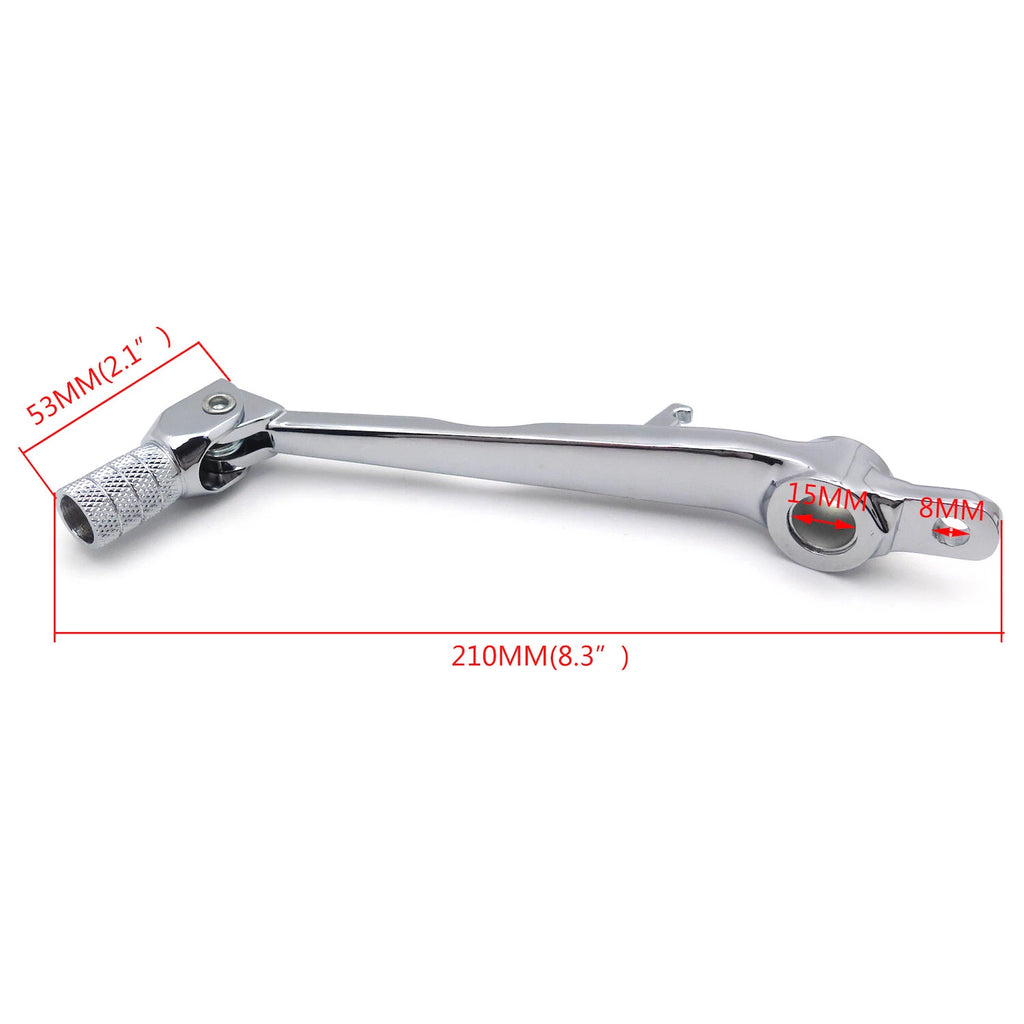 Brake Pedal Foot Lever for Kawasaki ZX-6R (2007–2008) Chrome