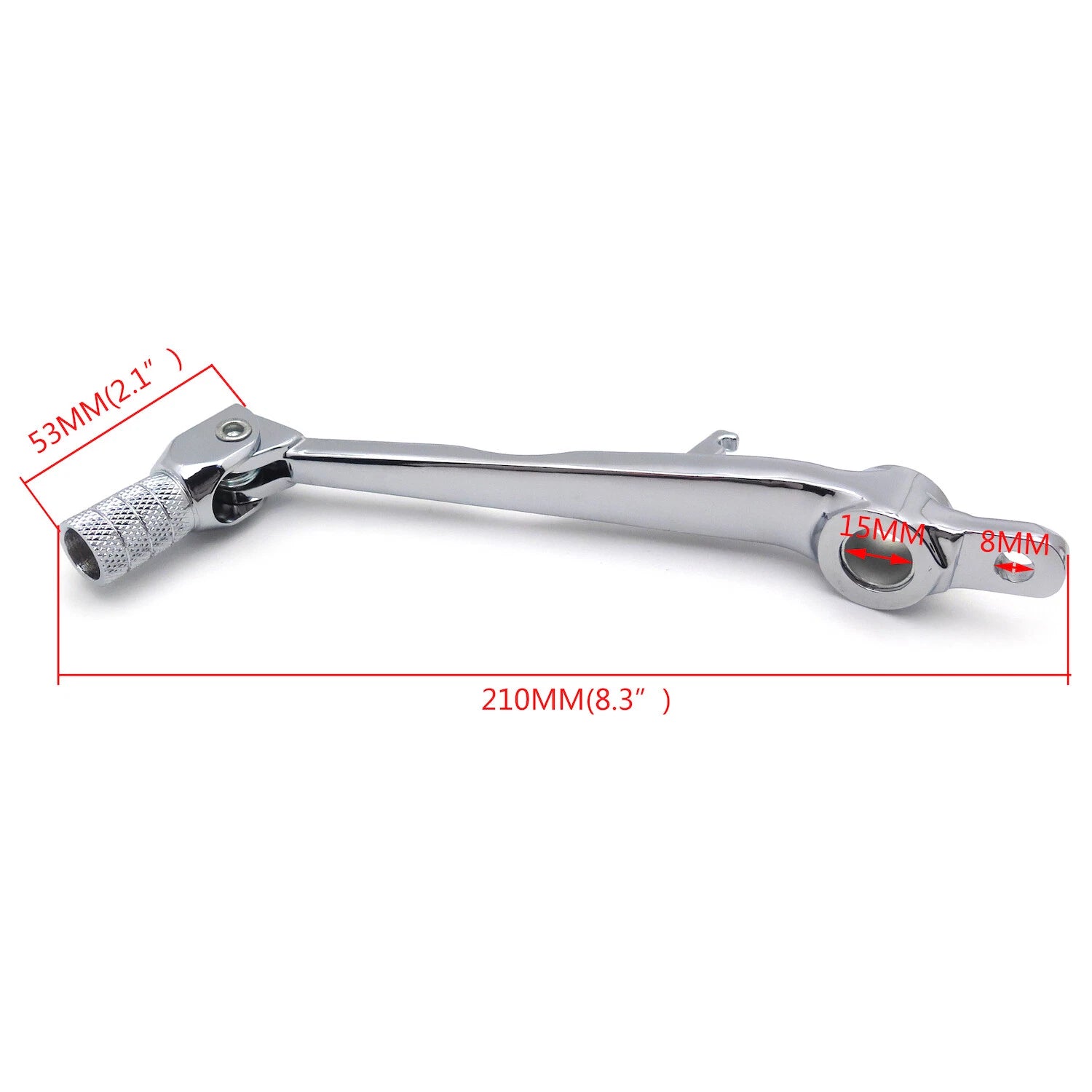 Brake Pedal Foot Lever for Kawasaki ZX-6R (2007–2008) Chrome