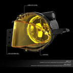 Set of 2 Fog Light Lamps for BMW E90 E91 E92 E93 328i 328xi 325i 330xi (2006–2008)