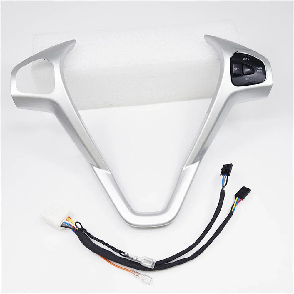 Steering Wheel Frame & Right Switch Button for Ford Fiesta MK7 MK8 Ecosport (2013)