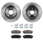 Brake Disc Rotors and Pads Kit for Saab 9-2X (2005–2006)