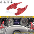 Red Aluminum Paddle Shifter Extension for Mercedes-Benz A–C (2012–2019)