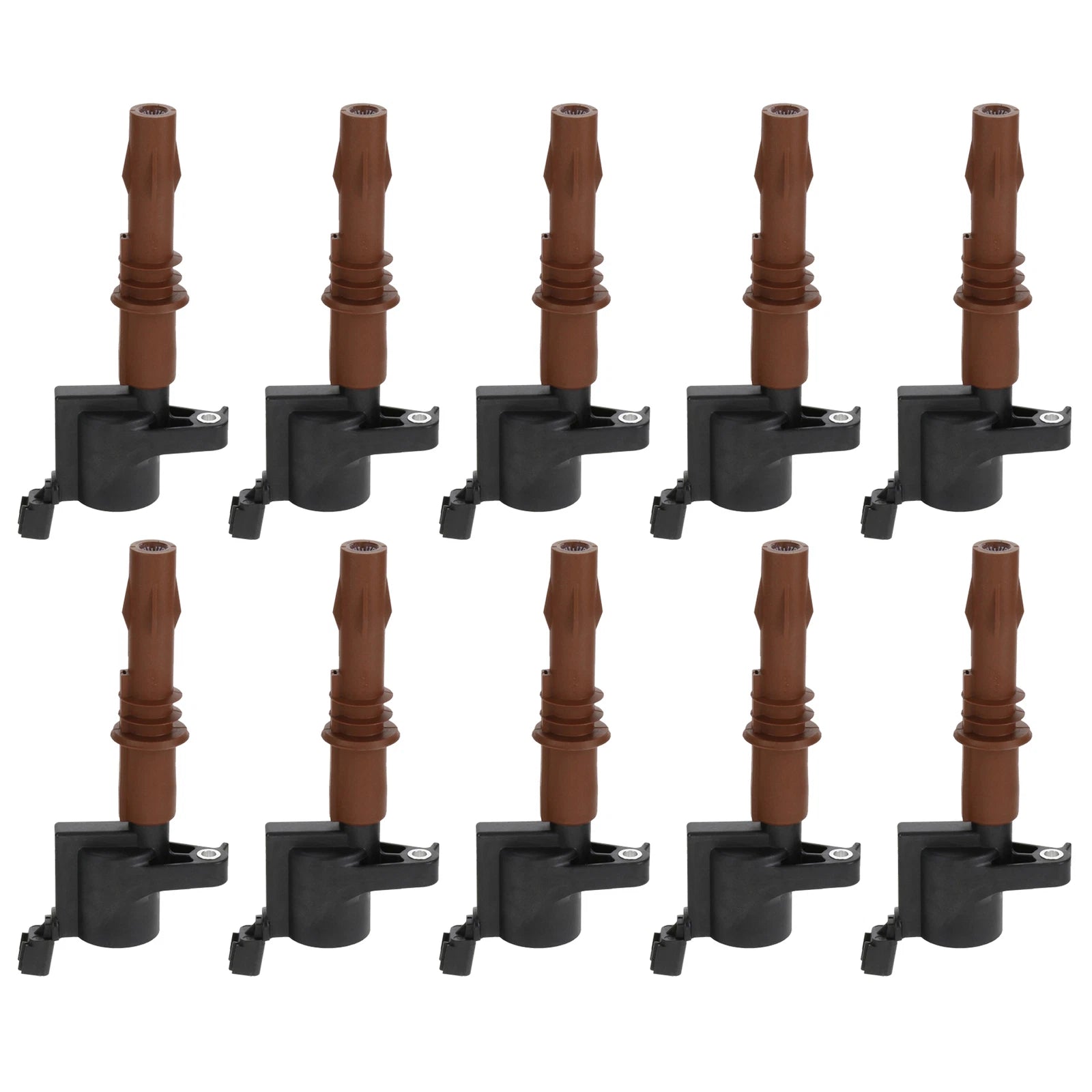 Set of 10 Ignition Coils for Ford F-250 F-350 Super Duty (2008–2010)