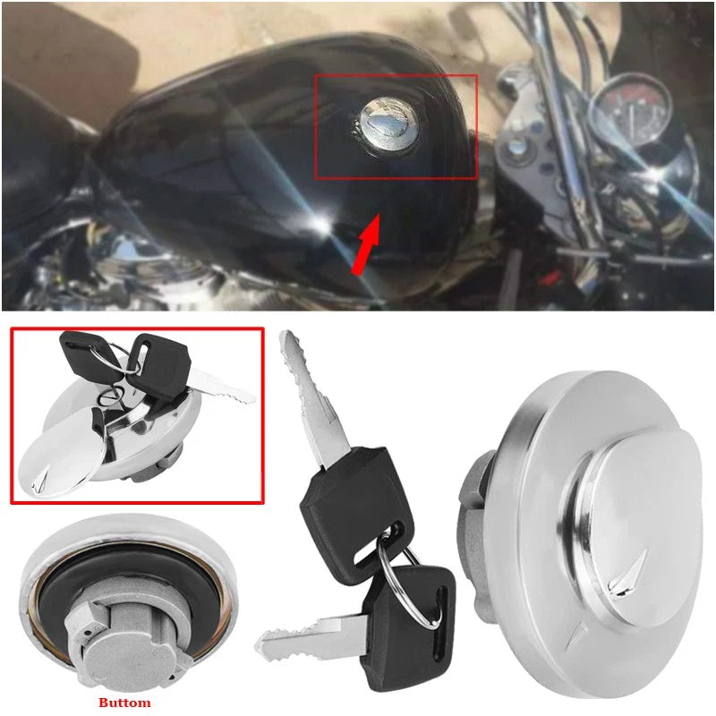Fuel Gas Tank Cap for Yamaha V Star XVS650AT (1998–2006)