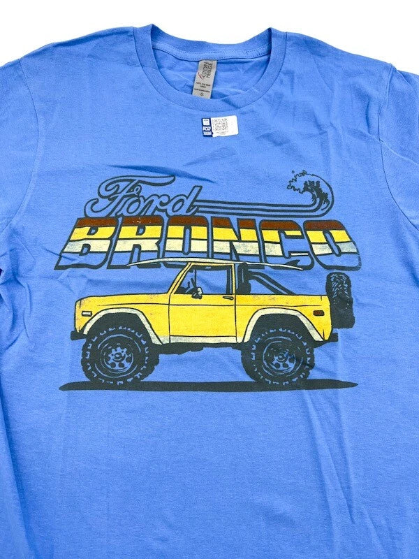 OEM Replacement Dark Blue T Shirt for Ford Bronco Beach Scene (2021–2024)