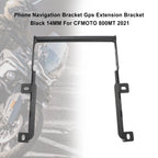 Navigation Bracket for CFMoto 800MT (2021) - 14mm, Black