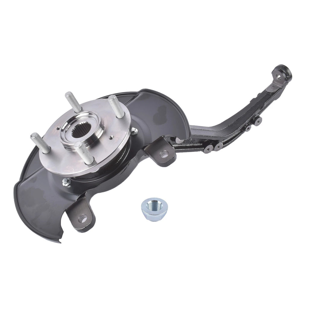 4-Stud Hub Black Front Right Steering Knuckle for Honda Accord (1990–1993) Ref: 45255-SS0-000