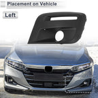 1 Pc Fog Light Grill for Nissan Partner (2015–2018) ABS Black