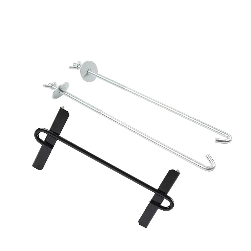 Battery Hold Down Clamp Bracket with 10 J Bolts for Universal Fit