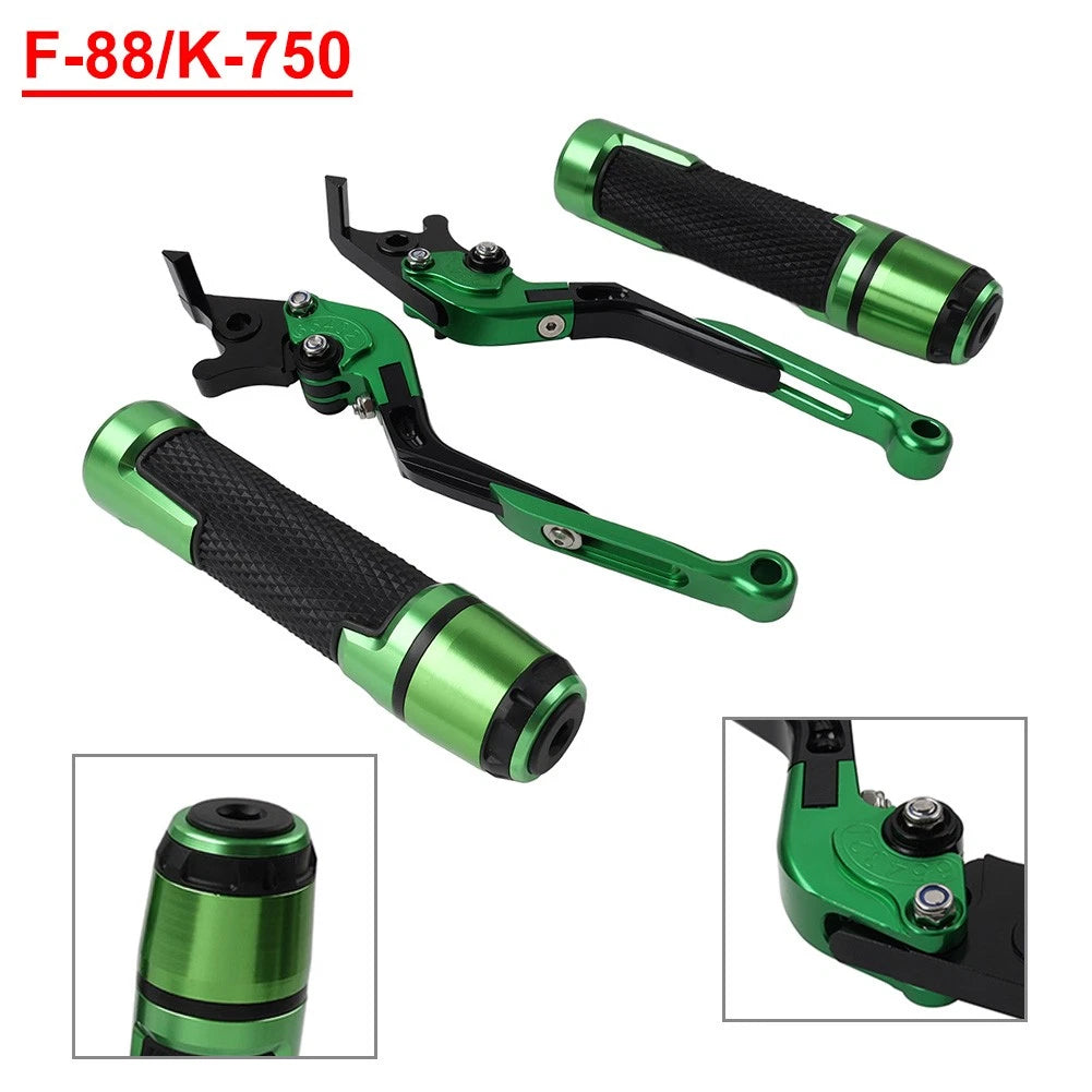 Folding Extendable Brake Clutch Levers for Kawasaki ZX6R/636 (2000–2023)