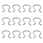 Set of 12 Crank Retainer Door Handle Clips for Wind Horseshoe
