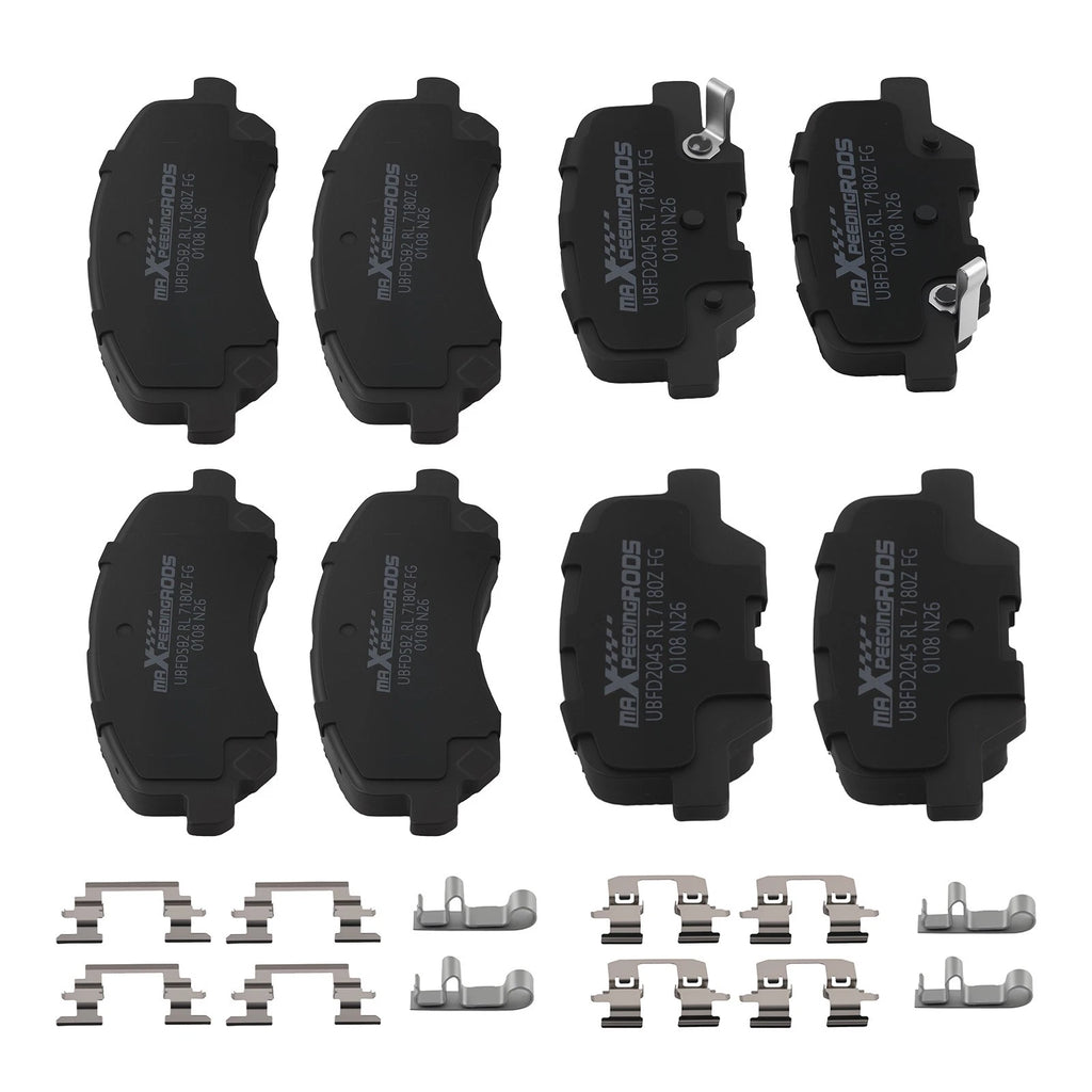 Set of 4 Ceramic Brake Pads for Mitsubishi Outlander Sport (2013–2024)