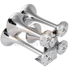 Quad Trumpet Horn for Truck Van Car Boat (12V)