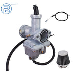 Carburetor with Throttle Cable & Air Filter for Honda CB125S XR100 CRF100F XL100S XR200R