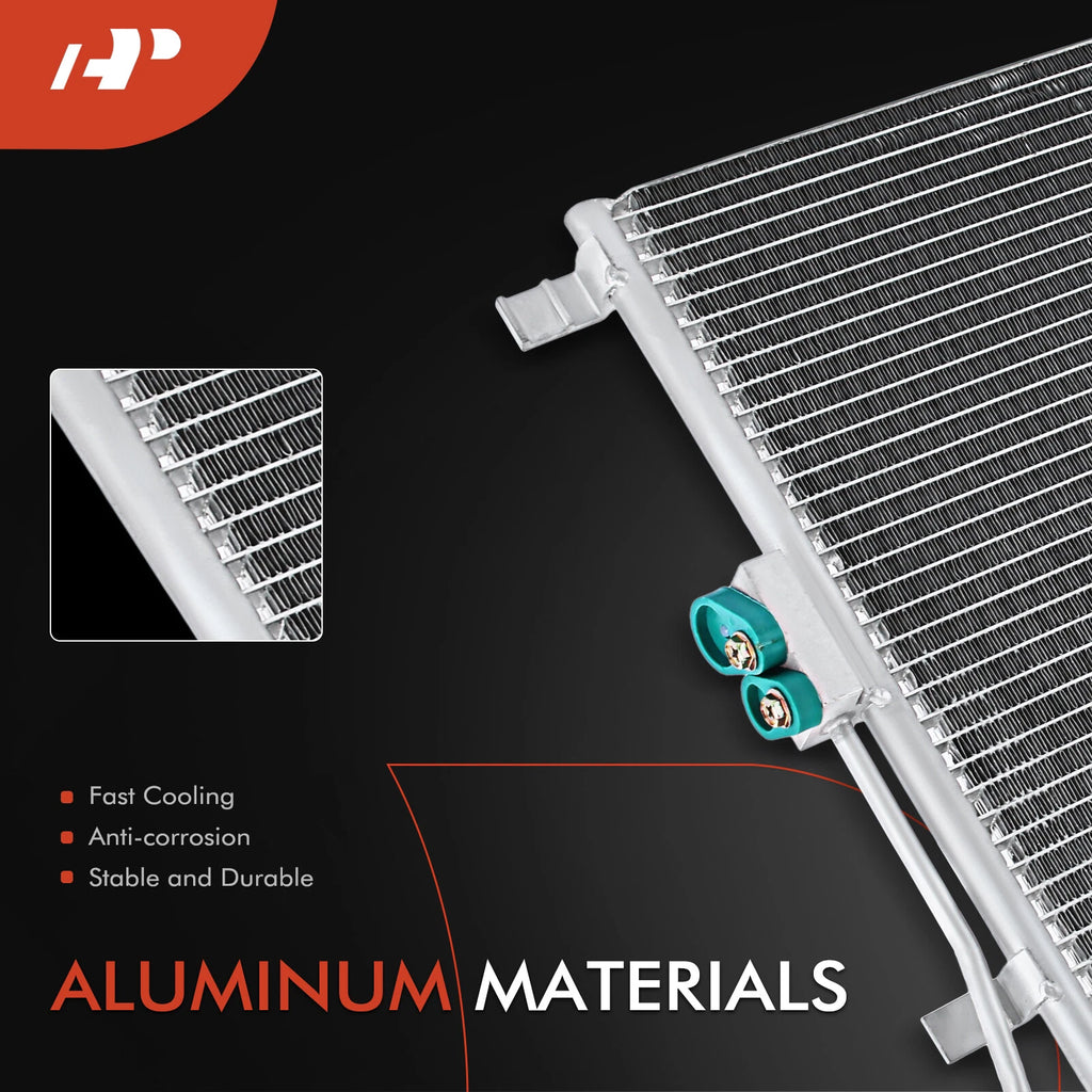 A/C Condenser with Bracket & Receiver Drier for Kia Forte Koup (2014-2016)