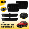 Front Turn Signal Parking Lamp Housings for Jeep Wrangler YJ (1987–1995) - Smoke Lens