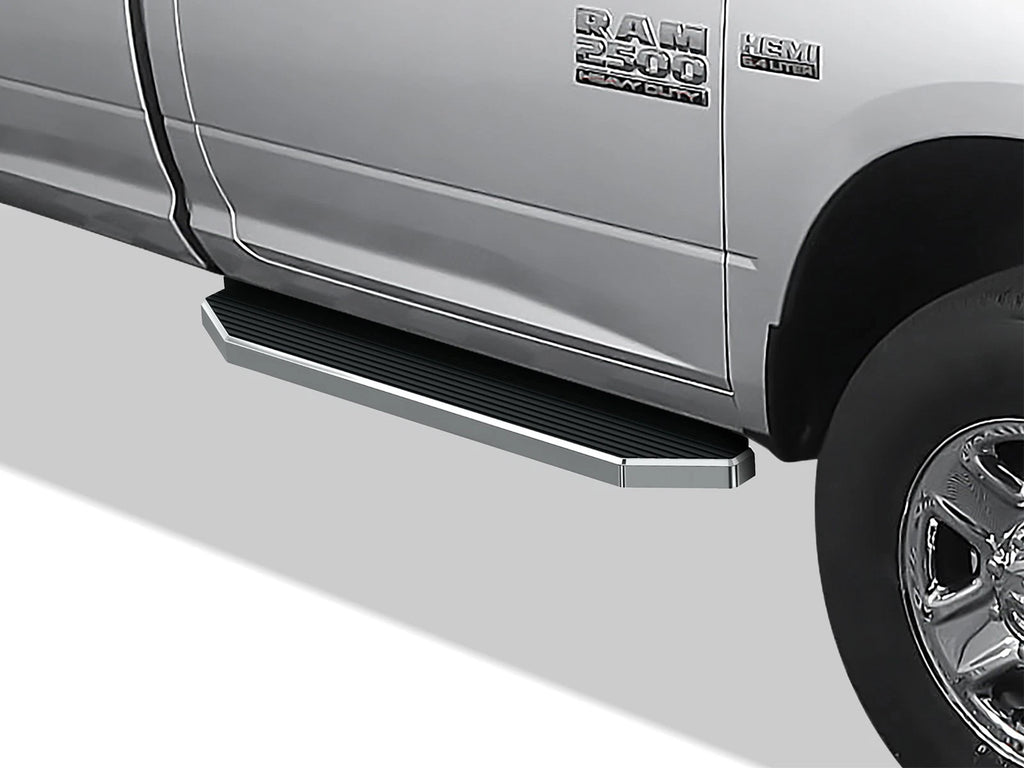Polished Running Boards for Dodge Ram 1500 2500 3500 (2009-2018)