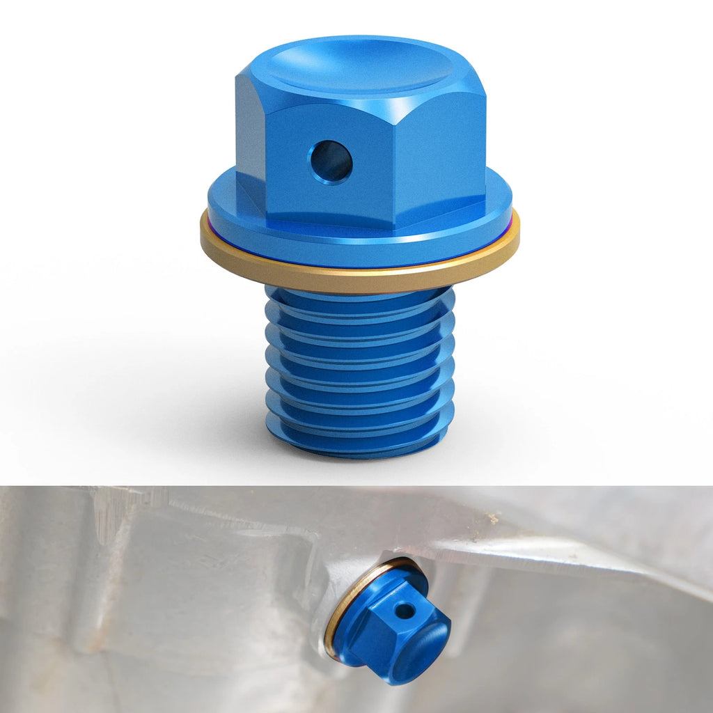 M12x1.5 Magnetic Oil Drain Plug for Yamaha YZ125/250 (1984–2004, 2016–2019)