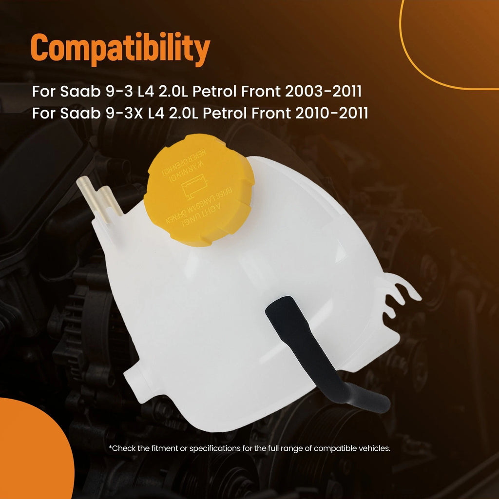 Engine Coolant Expansion Tank for Saab 9-3 (2003–2011)