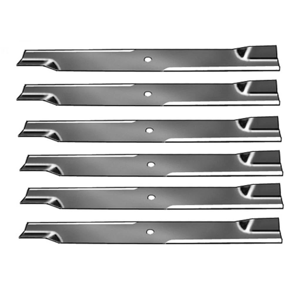 Set of 6 Lawn Mower Blades for Exmark Laser Z XP 72" (Fits 103-1581, 798702)