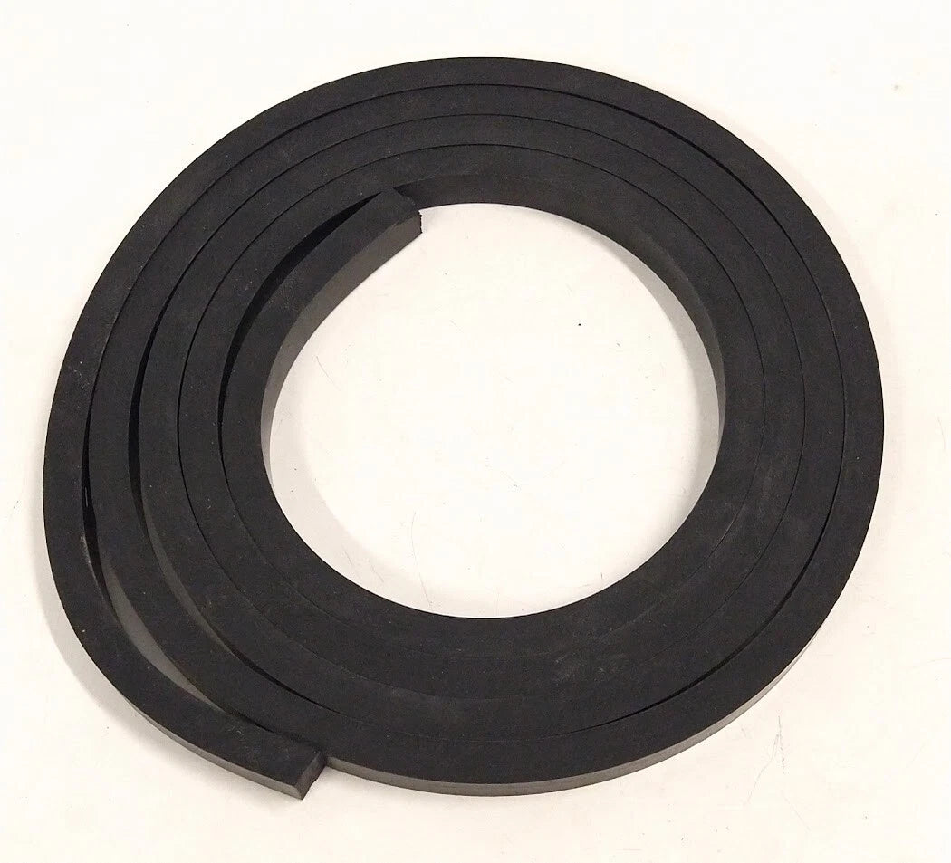 Neoprene Rubber Tape 3/4'' x 1/2'' for Automotive Use (10ft Long)