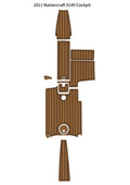 EVA Foam Cockpit Pad for Mastercraft X14V (2011) - Faux Teak Deck Mat