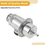 Fuel Pressure Regulator for Chevrolet Cavalier (2003–2004) No.PR286 Metal 20-70 Psi