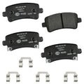Set of 4 Hella Pagid 355041581 Rear Disc Brake Pads for Cadillac XTS, Chevrolet Impala (2013–2019)