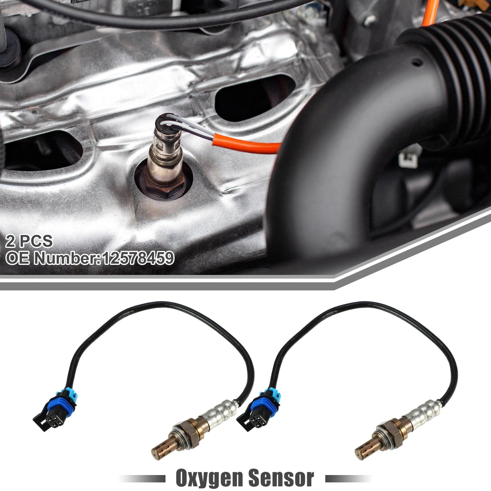 2X O2 Oxygen Sensor Upstream for Chevrolet Avalanche (2006–2007) 767153119859