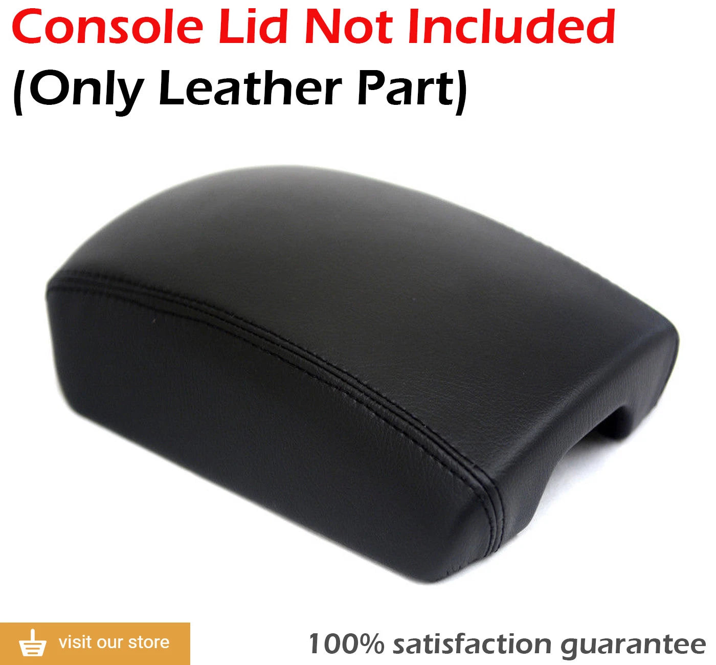 Leather Synthetic Center Console Armrest Cover for Hyundai Sonata (2006–2010)