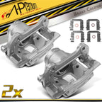 Pair Front Brake Calipers with Brackets for Hyundai Sonata (2015–2019) Kia Optima (2015–2019)