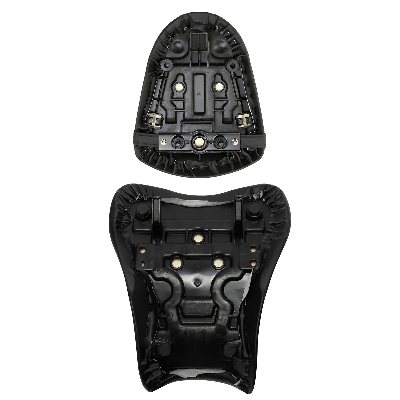 Black Driver Passenger Seat for Suzuki GSXR1000 (2007–2008)