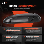 Rear Left Exterior Door Handle for Dodge Ram 1500 2500 (2011)