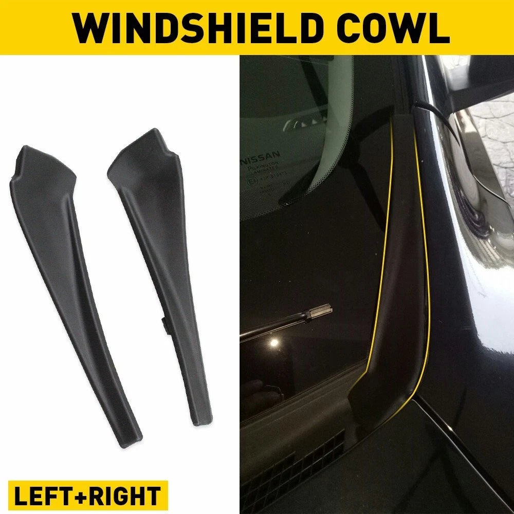 2X Windshield Wiper Cowl Vent Grille Panel for Nissan Rogue (2014–2020)