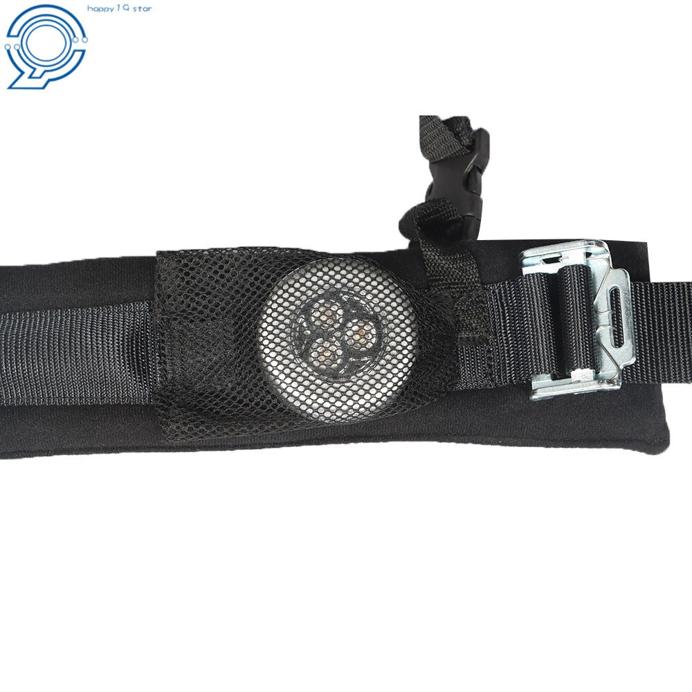 Set of 4 Black ATV/UTV Harness Seatbelts with Phone Pocket