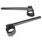 51mm Clip On Handlebar Fork Tubes  Black for Motorcycle Universal