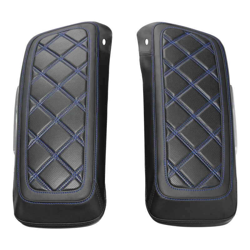 Black Hard Saddlebags Lids Covers for Harley Touring Electra Glide (2014–2023)